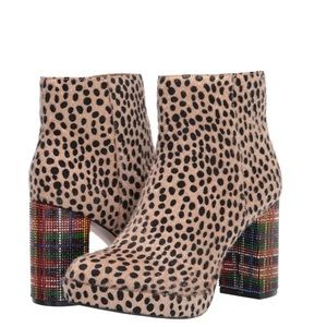 Betsey Johnson Leopard Downie Fashion Boot